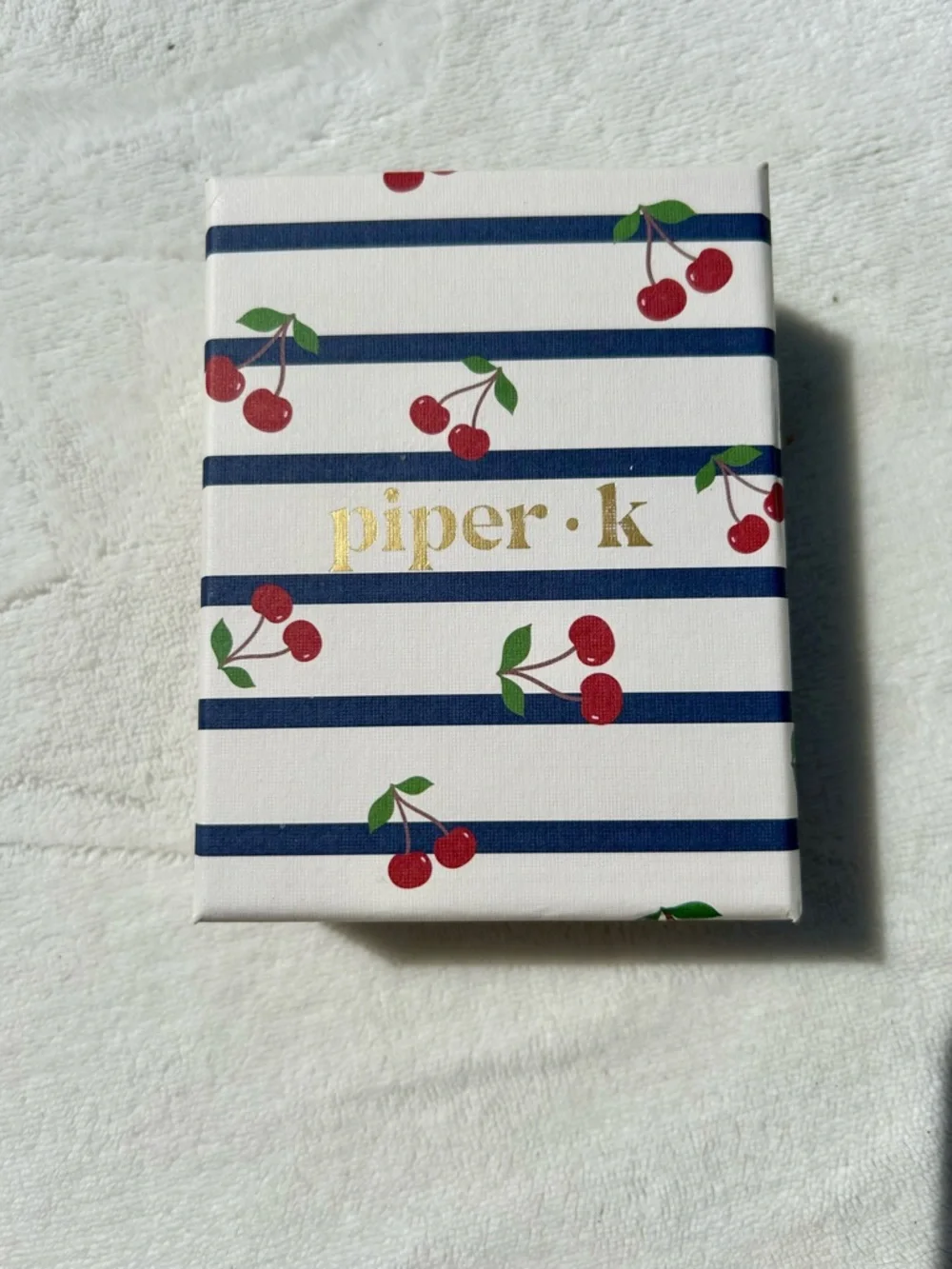 Piper K Set of Five Rings Dainty Gold Ring NIB size 9